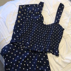 American Eagle 2 piece jumpsuit size medium